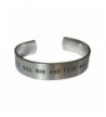 Peace Hand Stamped Aluminum Bracelet