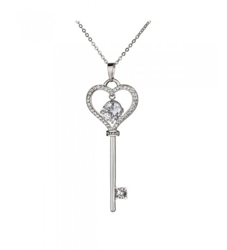 SCIONE Round Crystal Pendant Necklace