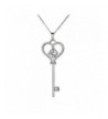 SCIONE Round Crystal Pendant Necklace