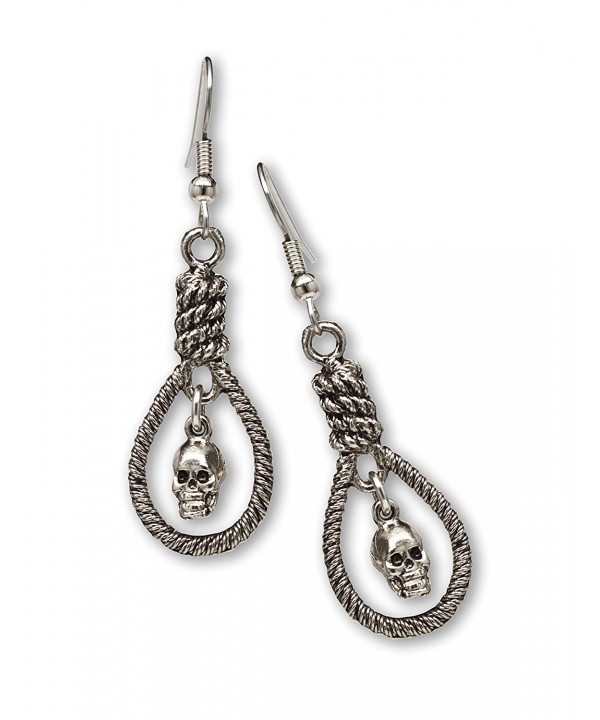 Gothic Hanging Silver Finish Earrings
