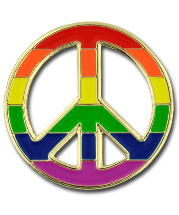 PinMarts Peace Pride Rainbow Enamel