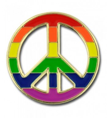 PinMarts Peace Pride Rainbow Enamel