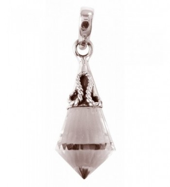 Crystal Faceted Pendulum Healing Sterling