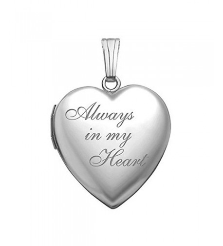 PicturesOnGold com Always Silver Pendant Necklace