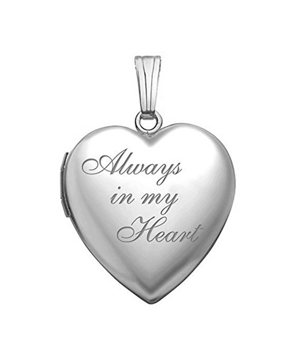 PicturesOnGold com Always Silver Pendant Necklace