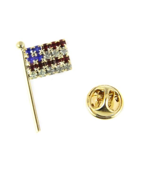 6030387 Brooch Lapel White Patriotic