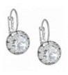 Austrian Crystal Silver Framed Earrings