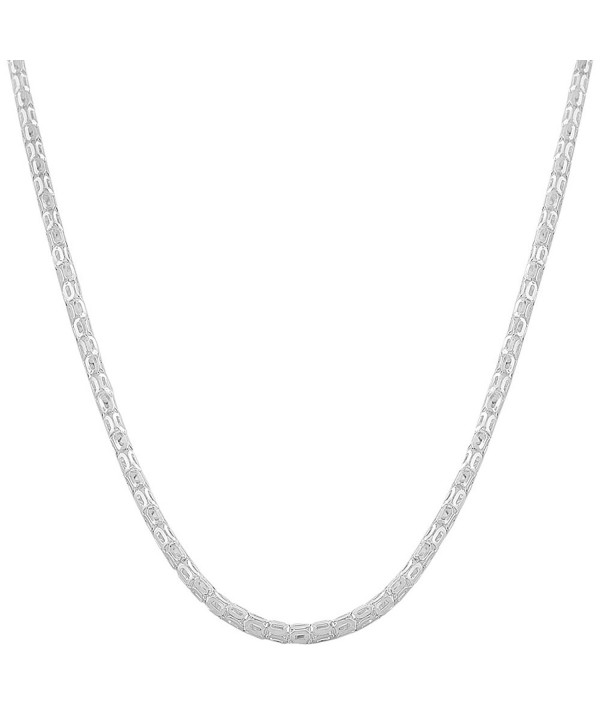 Sterling Silver 2 4 mm Popcorn Chain