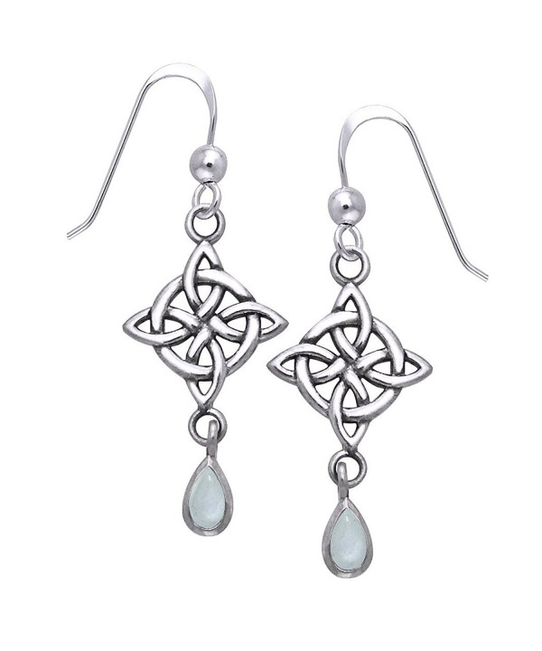 Sterling Silver Four Point Moonstone Teardrops
