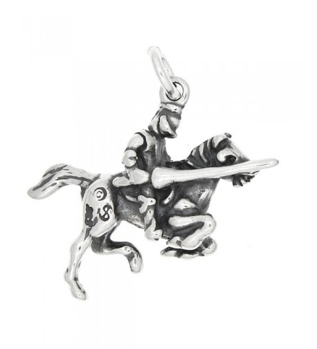Sterling Silver Oxidized Dimensional Knight