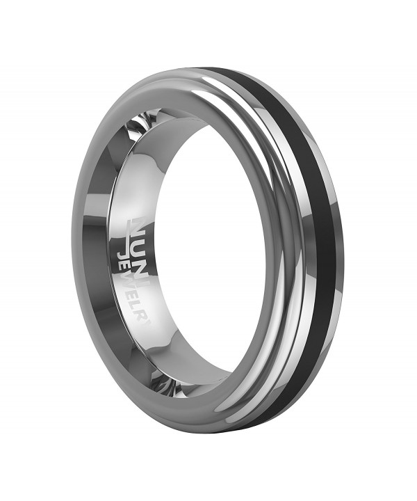 Nuni Jewelry Tungsten Wedding Comfort