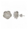 Sterling Silver Blooming Flower Earrings