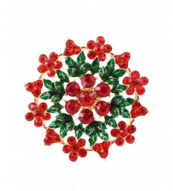 NLCAC Brooch Crystal Cluster Christmas