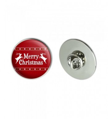 Merry Christmas Holiday Reindeer Pinback