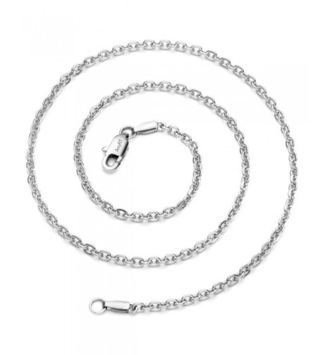 AmyRT Jewelry Titanium Silver Necklaces