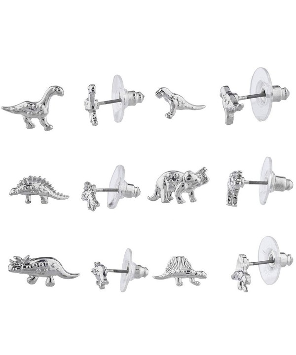 Lux Accessories Dinosaur Jurassic Earring