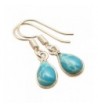 Natural LARIMAR Little Earrings Jewelry