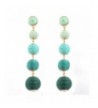 Rosemarie Collections Shoulder Earrings Turquoise