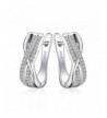 JewelryPalace Infinity Zirconia Anniversary Earrings
