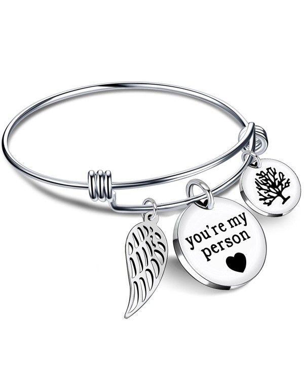 Bracelets Bangle Pendant Friends Stainless