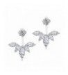 Odette Crystal Feather Earrings Earring