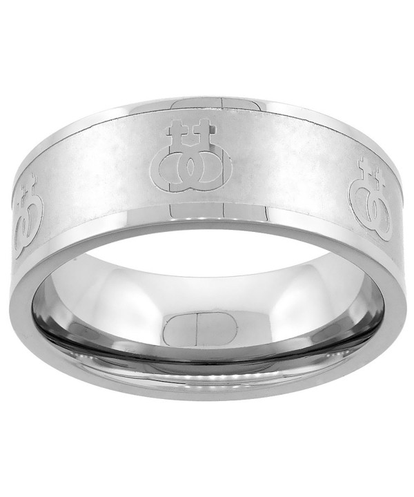 Stainless Steel Lesbian Symbols Wedding