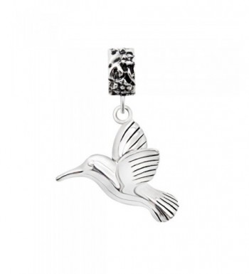Sterling Silver Hummingbird Dangle Bracelet