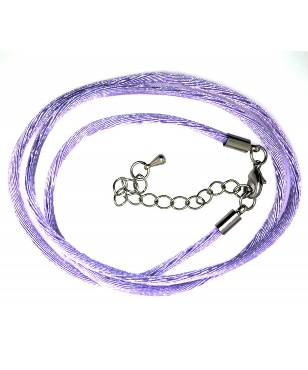 Inch Lavender Silk Cord extender