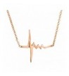 Heartbeat Pendant Necklace Sterling Valentines