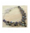 Sterling Silver Necklace Labradorite Gemstones