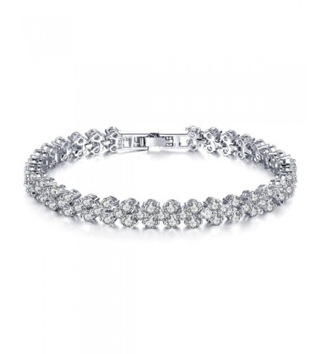 Cyntan Elegant Rhinestone Stretch Bracelet