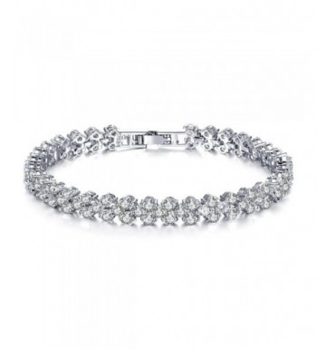 Cyntan Elegant Rhinestone Stretch Bracelet