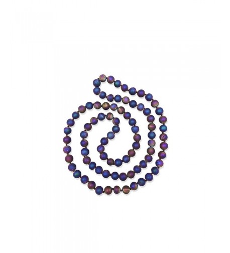 Genuine Semi precious Peacock Infinity Necklace