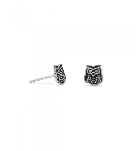 Cute Earrings Antiqued Sterling Silver