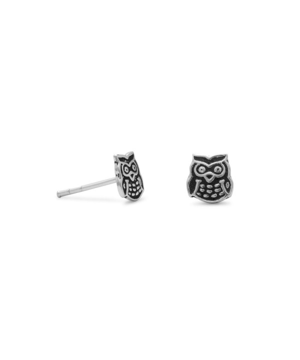 Cute Earrings Antiqued Sterling Silver