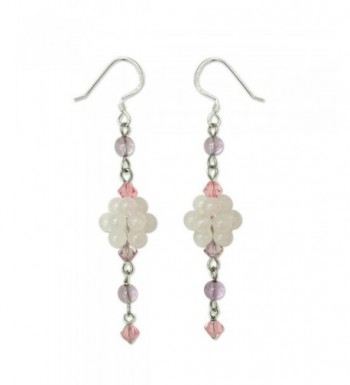 NOVICA Multi Gem Sterling Earrings Enchanted