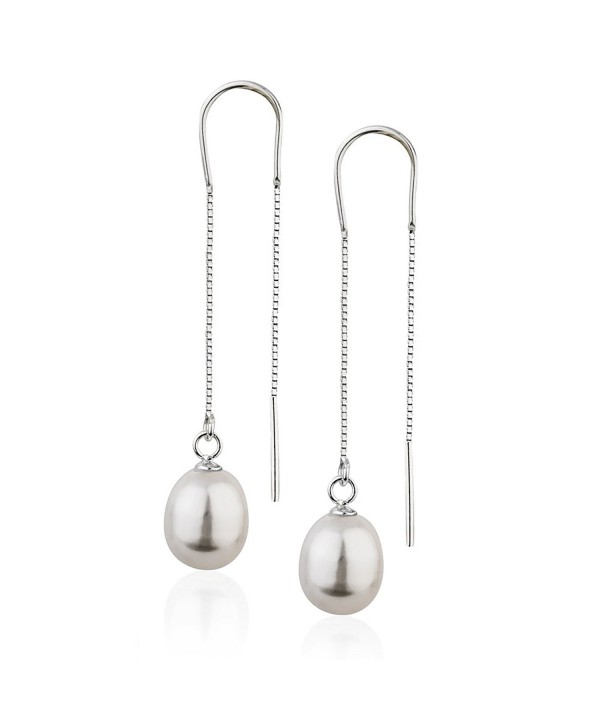 Sterling Cultured Freshwater Earrings Threader