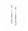 Mariell Zirconia Earrings Freshwater Weddings