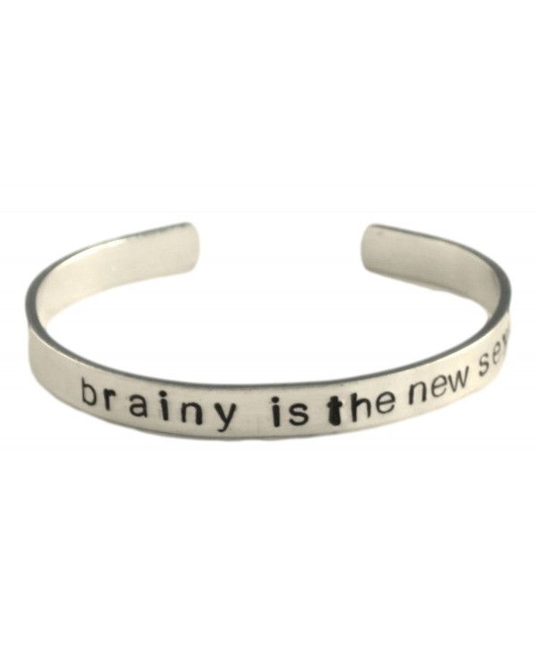 Sherlock Inspired Stamped Aluminum Bracelet