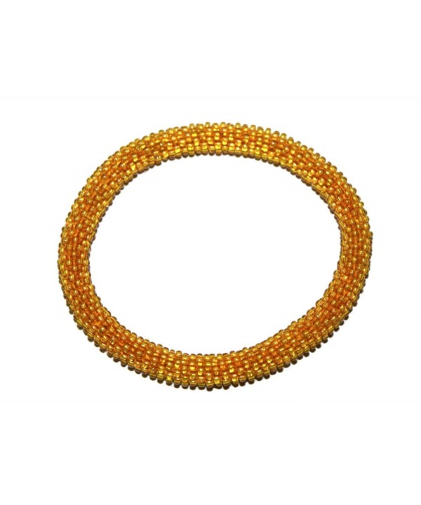 Crochet Glass Seed Bracelet Nepal Crochet Glass Seed Bracelet Nepal
