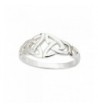 Double Trinity Knot Sterling Silver