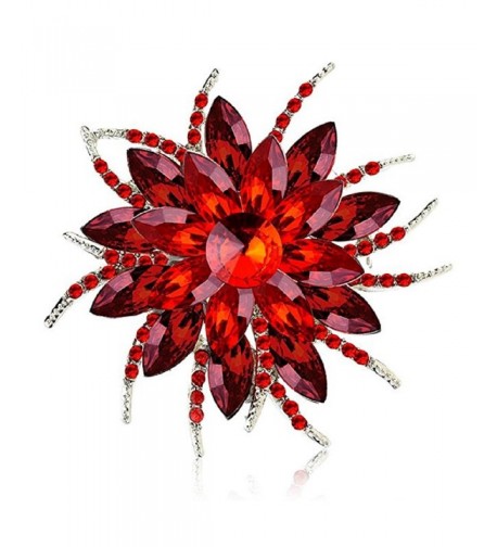 Holiday Discount Ailer Fashionable Brooch Red