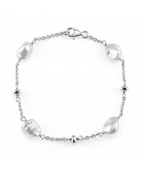 Keshi Freshwater Cultured Pearl Bracelet