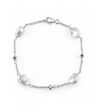 Keshi Freshwater Cultured Pearl Bracelet