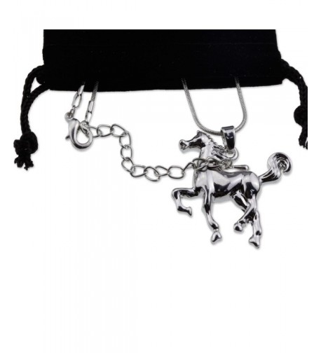 Prancing Pendant Necklace Jewelry Equestrian