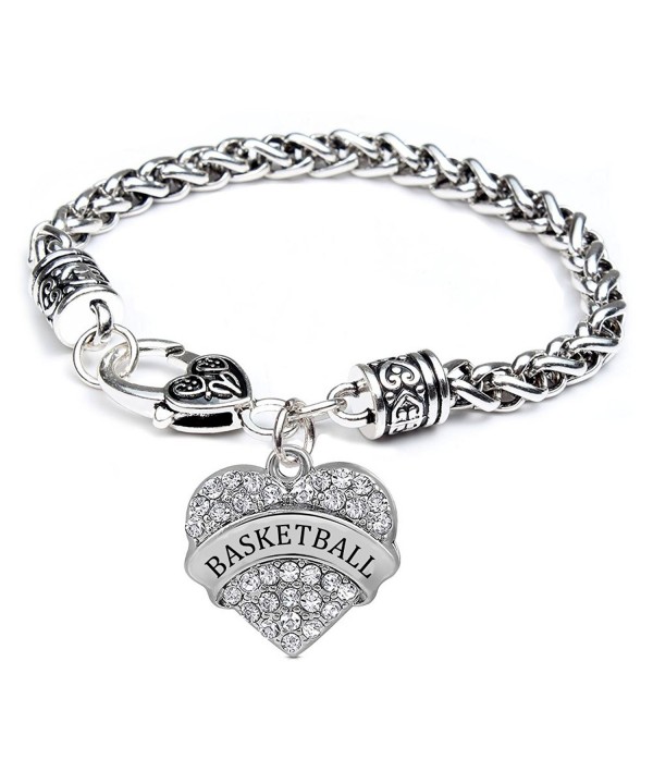 Basketball Gifts Heart Bracelet Women