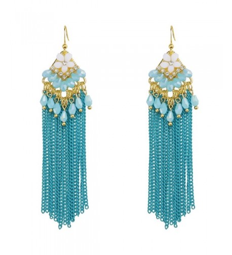 Handmade Chandelier Earrings Bohemia Crystal