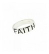 FAITH Inspirational Script Sterling Silver