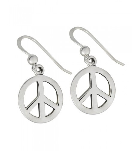 Sterling Silver Symbol Earrings Jewelry