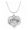 Gift Necklace Engraved Jewelry Colorless